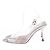 Gianvito Rossi Slingback con tacco argento plexiglass 38 - vista 2