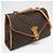 Borsa Louis Vuitton Monogram Beverly 41 Marrone - vista 2