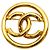 Timeless Spilla circolare Coco Mark di Chanel D'oro