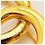 Timeless Spilla circolare Coco Mark di Chanel D'oro - vue 9