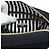 Prada Canvas Canapa Logo Pouch Black White - view 10