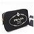 Prada Canvas Canapa Logo Pouch Black White - view 2