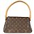 Borsa a Spalla Mini Looping Monogramma Louis Vuitton Marrone