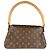 Borsa a Spalla Mini Looping Monogramma Louis Vuitton Marrone - vista 3