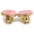 Pendientes de clip dorados y rosas Christian Dior - vista 3