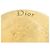 Pendientes de clip dorados y rosas Christian Dior - vista 7