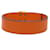Bracelet en cuir Sac Adepeche d'Hermès Orange  - vue 3