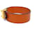 Bracelet en cuir Sac Adepeche d'Hermès Orange  - vue 4