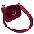 Borsa a Spalla in Pelliccia Fendi Canayef Rosso - vista 10