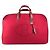 Borsa da viaggio con logo H-Punching di Hermès Rosso