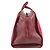 Borsa da viaggio con logo H-Punching di Hermès Rosso - vista 3