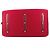 Borsa da viaggio con logo H-Punching di Hermès Rosso - vista 5