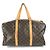 Borsa da Viaggio Sax Souple 45 Monogramma Louis Vuitton Marrone