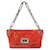 Borsa a Spalla Chanel CC Coco Mark Logo Rosso Arancione