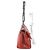 Borsa a Spalla Chanel CC Coco Mark Logo Rosso Arancione - vista 4