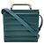 Borsa a spalla in pelle verde Bottega Veneta