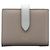 Céline CELINE Leather Small Strap Wallet Blue Beige