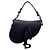 Borsa Saddle in pelle di vitello ultra opaca Christian Dior Nero