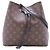 Néonoé Borsa a Spalla 2 in 1 Monogram NeoNoe di Louis Vuitton Marrone Nero Beige Monogramma