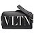 Bolsa de couro com logo VLTN da Valentino Preto