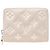 Cartera Bifold Lou Bloom de Cuero de Cordero Louis Vuitton Castaño Rosa