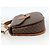 Céline Celine Vintage Macadam Tela e Pelle Marrone - vista 3