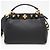 FENDI Leder Mini Peekaboo Gold Edition Handtasche Schwarz - Ansicht 3