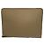 Clutch de couro com logo Fendi Bege