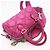 Borsa Boston Mini in Nylon Matelassé GG di Gucci Rosa - vista 3