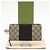 Portafoglio lungo in pelle GG Supreme di Gucci Nero Beige - vista 2