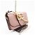 Pochette a spalla in pelle rosa Burberry - vista 2