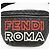 Borsa a vita in tessuto grigio Zucca Fendi - vista 3