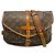 Borsa a Spalla Saumur 30 Monogramma Louis Vuitton Marrone