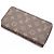 Zippy Geldbörse Monogram Louis Vuitton Braun Beige - Ansicht 3