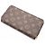 Zippy Geldbörse Monogram Louis Vuitton Braun Beige - Ansicht 4