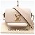 Borsa a Spalla Lockme Tender di Louis Vuitton Blu Beige Grigio Crudo - vista 2