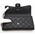 Cartera Clásica Larga de Caviar Matelassé Chanel Negro Burdeos - vista 9