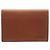 Gucci GG Emblem Fabric Card Case Brown
