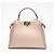 Fendi Leder Mini Peekaboo Handtasche Pink Golden - Ansicht 3