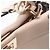 Fendi Leder Mini Peekaboo Handtasche Pink Golden - Ansicht 7