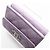 Cartera tríptico de cuero morado y blanco Christian Dior Púrpura - vista 6