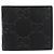 Gucci GG Embossed Leather Compact Wallet Black