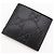 Gucci GG Embossed Leather Compact Wallet Black - view 3