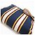GUCCI Embroidered Canvas Large Pouch Multiple colors Navy blue - view 4