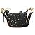 Borsa a spalla mini 2 in 1 in pelle con borchie Gucci Nero