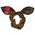 Scrunchie Monogramma Ciliegia Takashi Murakami di Louis Vuitton Marrone