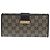 Cartera Continental Gucci Negro Dorado - vista 2