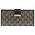 Cartera Continental Gucci Negro Dorado - vista 3