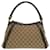 Borsa a spalla Gucci Beige Marrone scuro - vista 2