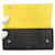 Céline Celine Large Flap Multi-Function Leather Long Wallet Black Yellow - view 4